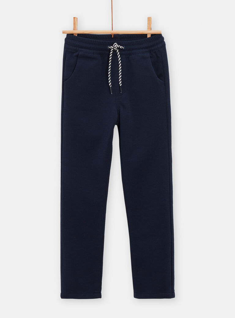 Pantalon marine uni pour garçon