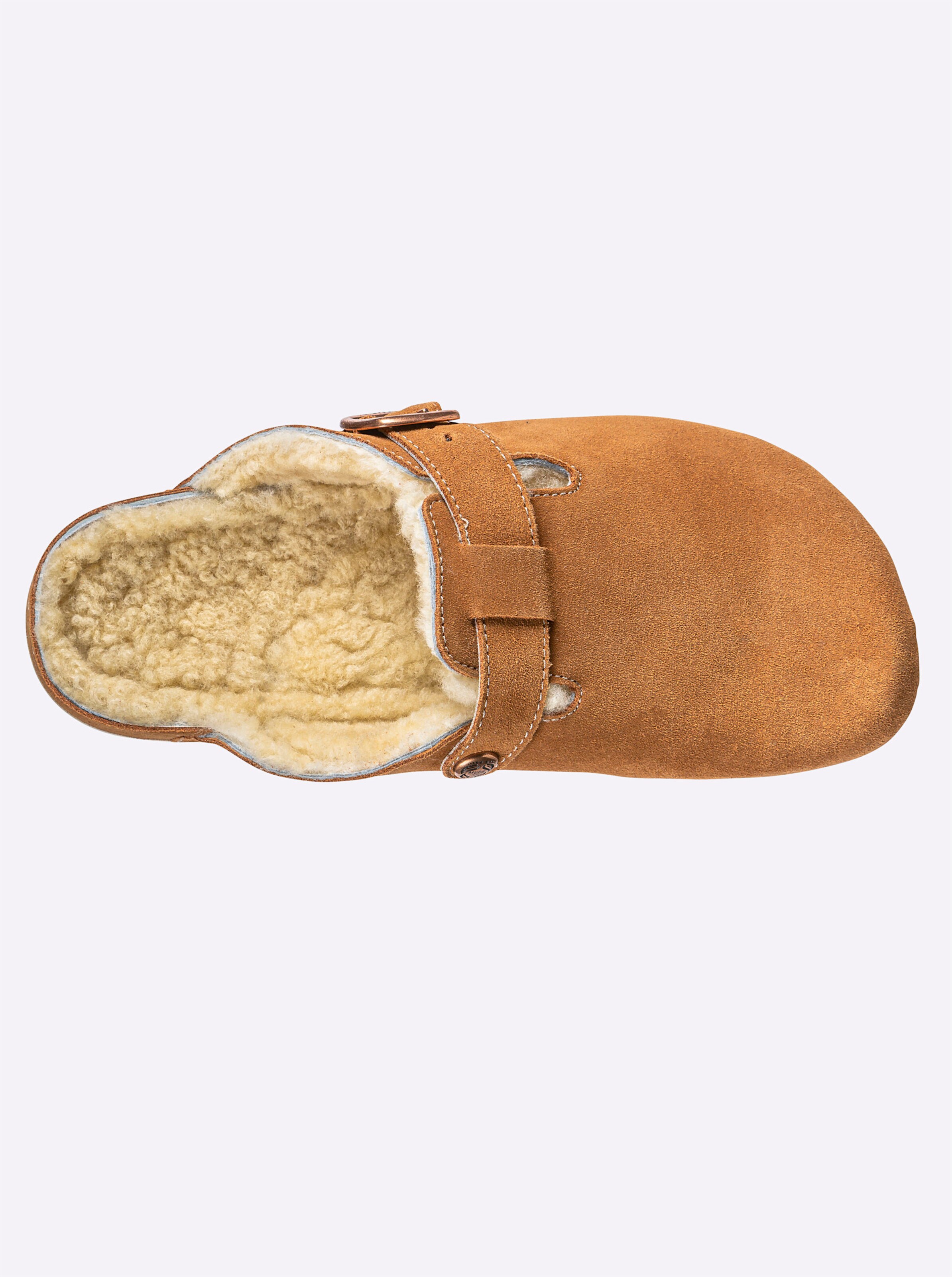 Mubb Pantolette in cognac