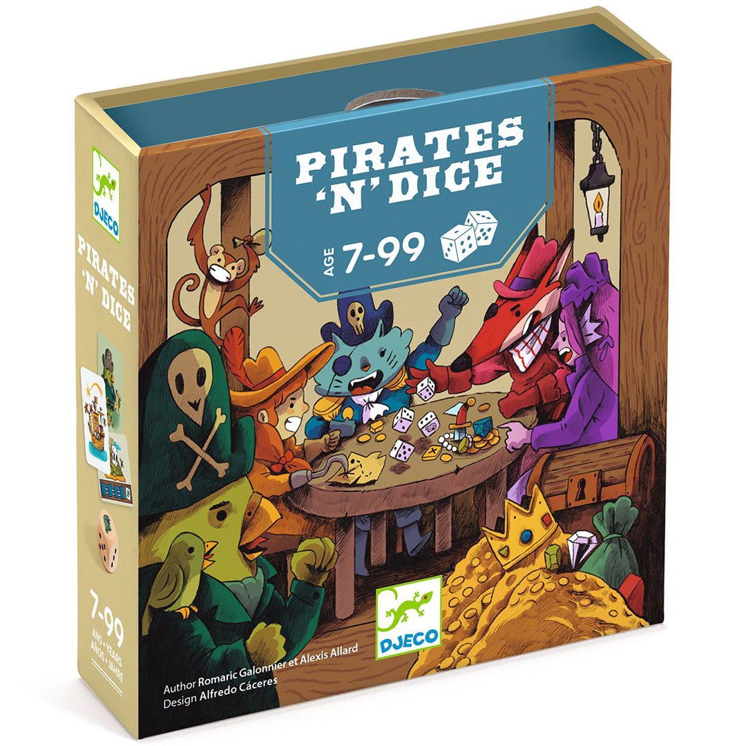 djeco dobbelspel pirate 'n' dice