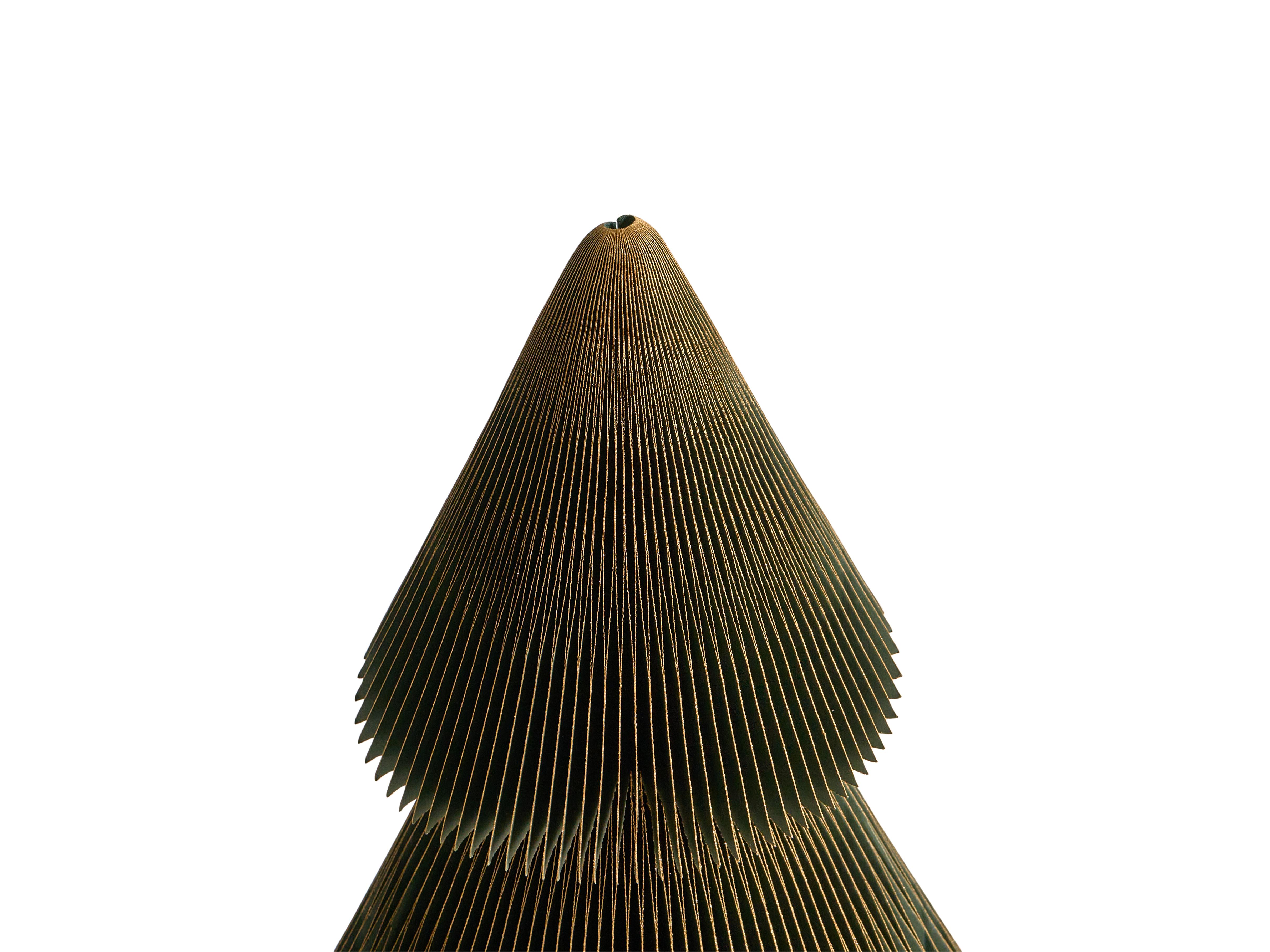 Set van 2 kerstdecoraties VEFSNA Kerstboom 90/122 cm Beige/groen