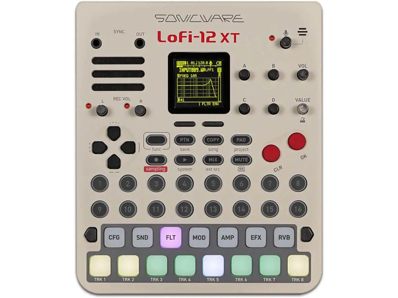 Sonicware Groove-Box Lofi-12 XT Retro Edition Retro LoFi Sampling Groovebox