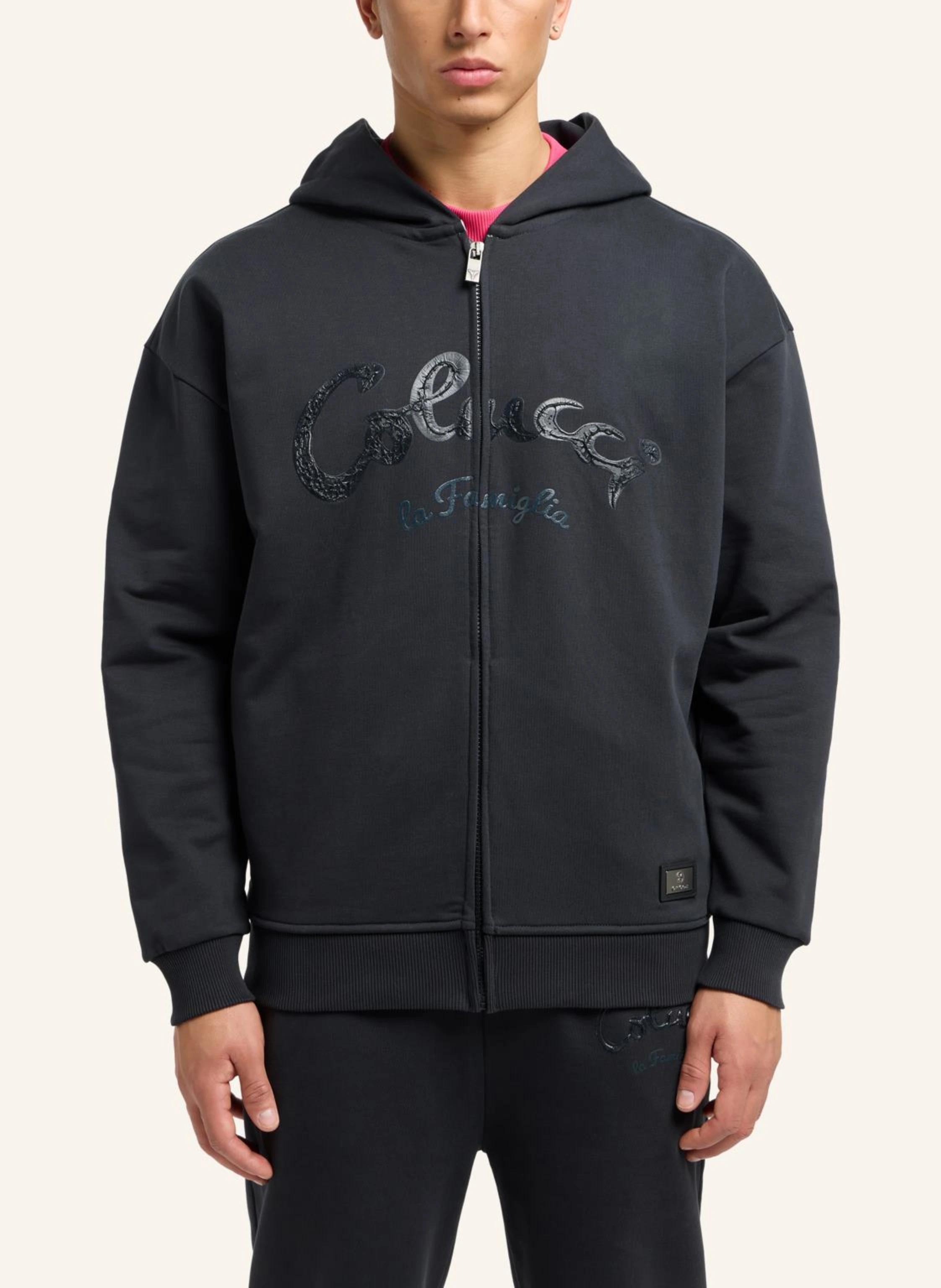 CARLO COLUCCI Oversize Sweatjacke - La Famiglia DRASIGH