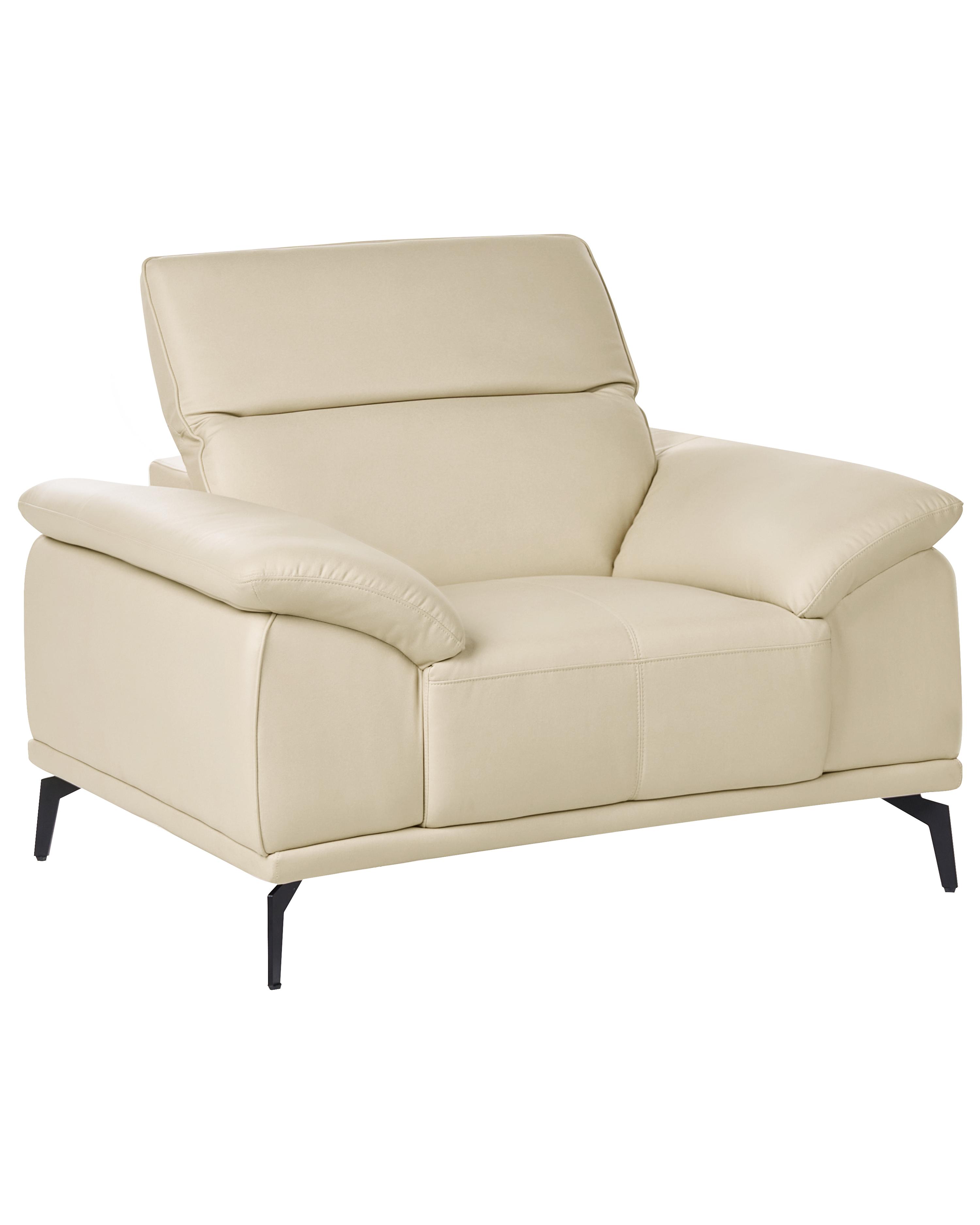 Fauteuil VEJEN Kunstleer Beige