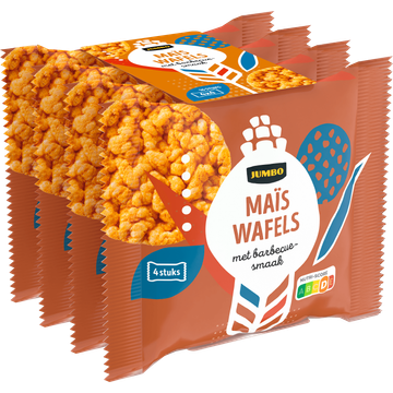 Jumbo Maïswafels met Barbecuesmaak 4 x 4 Stuks