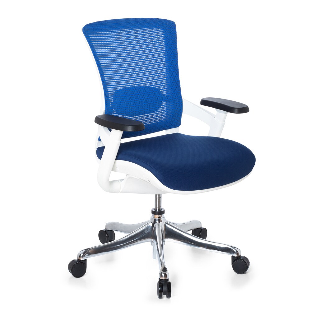 High End Bürostuhl SKATE STYLE Stoff mit Armlehnen (höhenverstellbar) hjh OFFICE