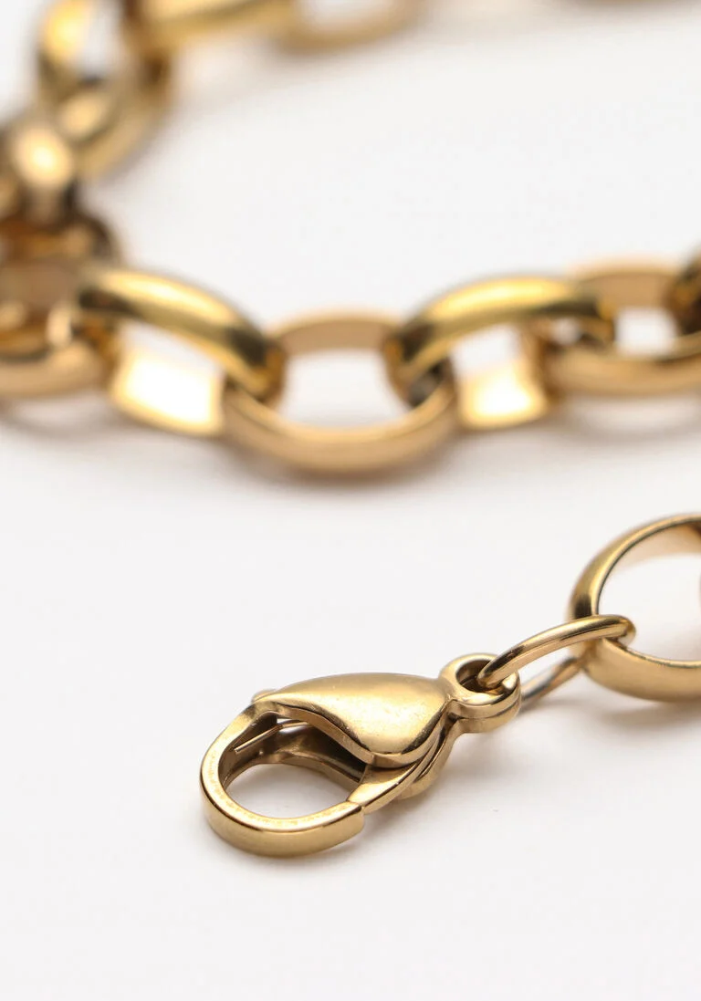 NOTRE-V gouden notre-v ketting ketting schakel #3