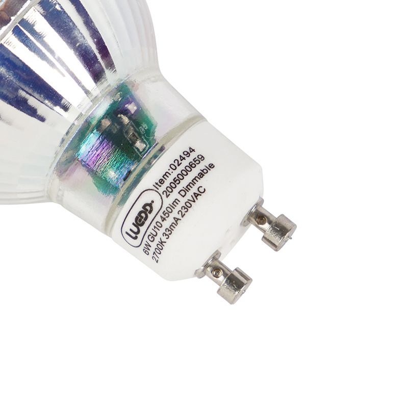 GU10 dimbare LED lamp 6W 450 lm 2700K
