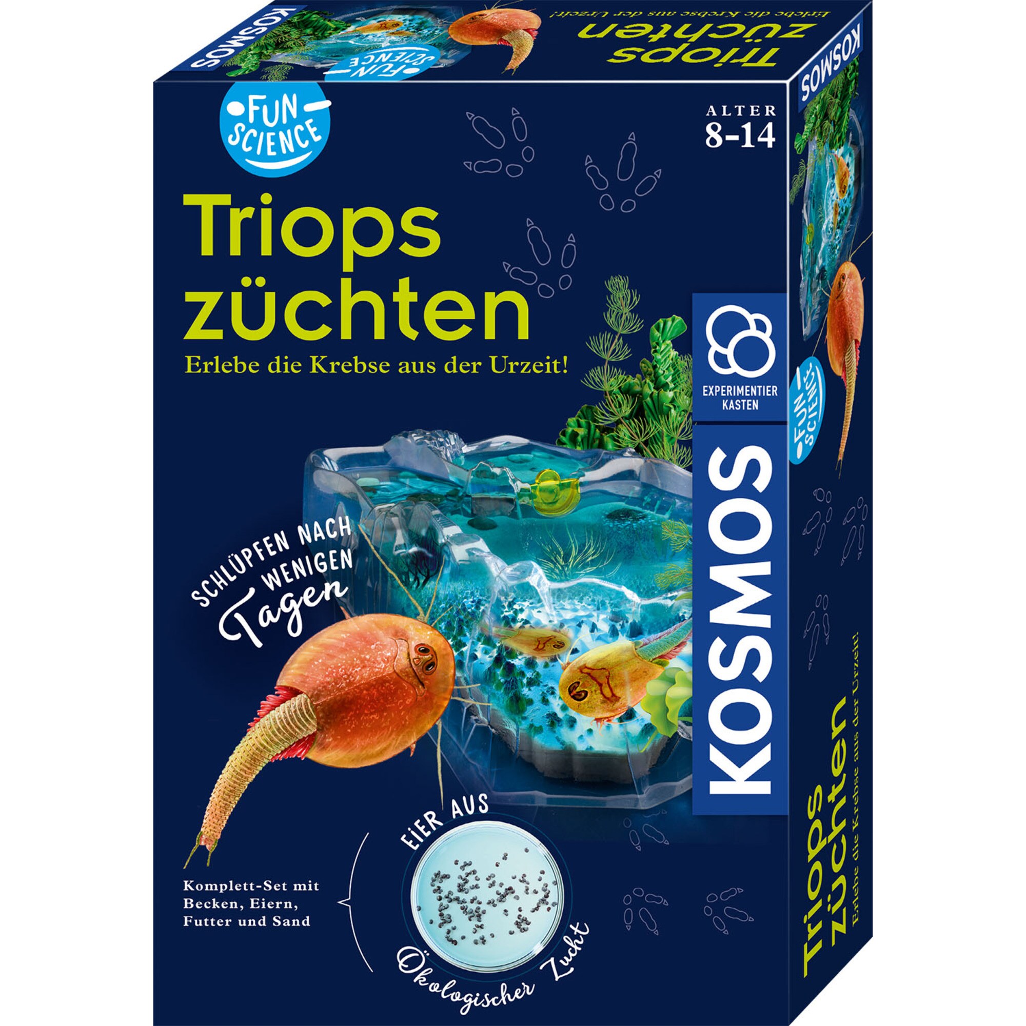 Kosmos Experimentierkasten Fun Science Triops züchten