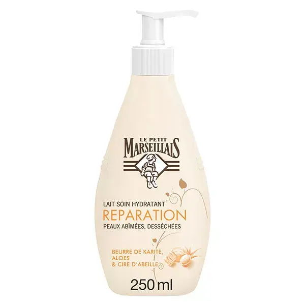 Loção hidratante Le Petit Marseillais com manteiga de karité, aloe vera e cera de abelha, 250ml