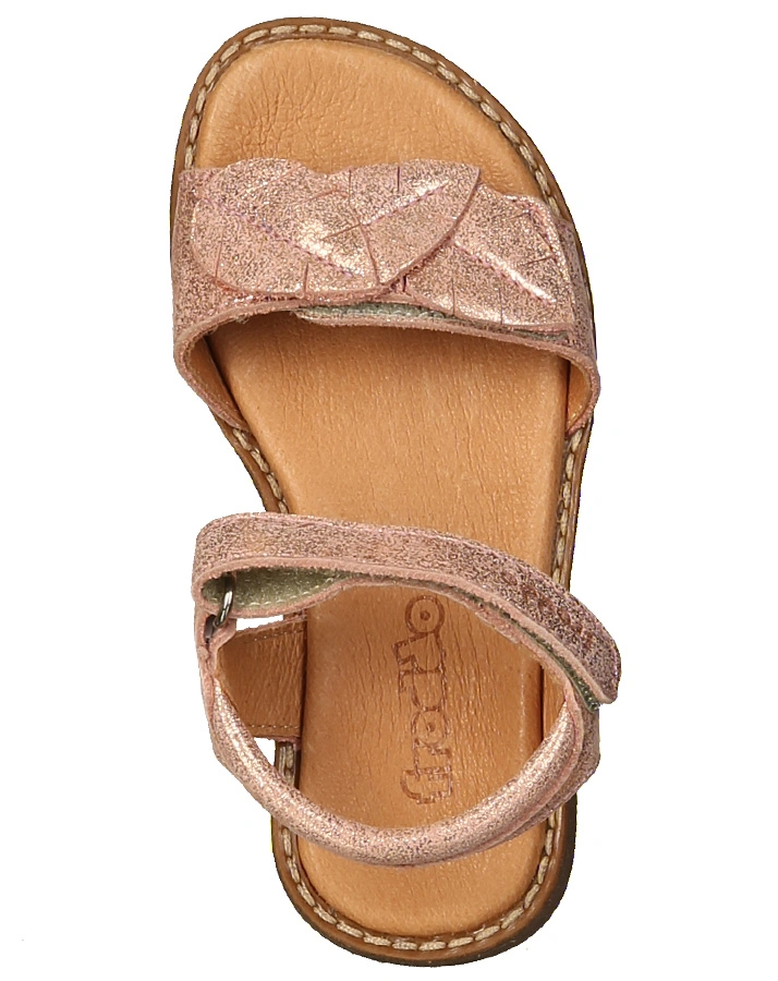Sandalen LORE LEAVES in rosa metallic