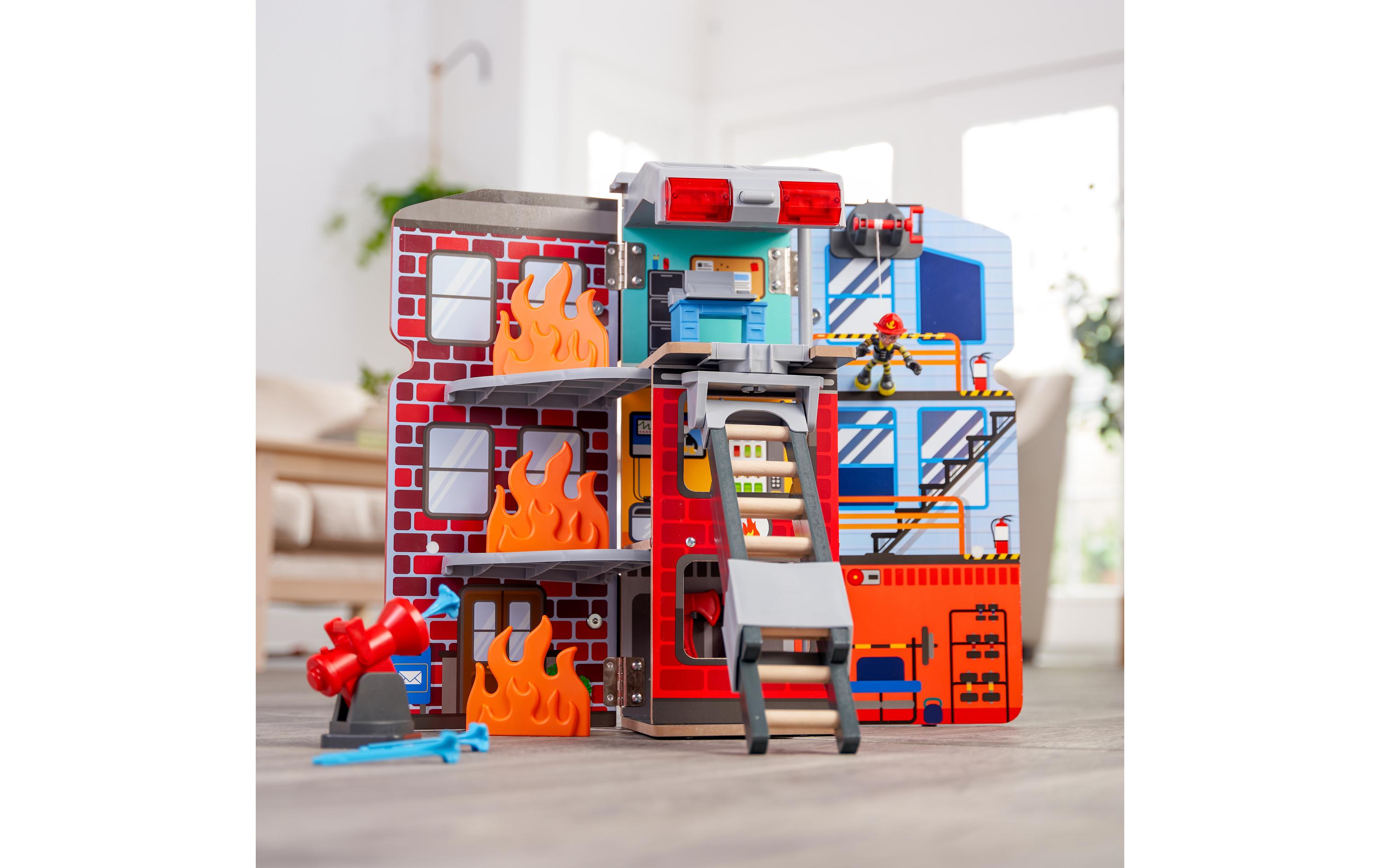 Feuerwehr 2-in-1 FeuerwehrautoSpiel-Set