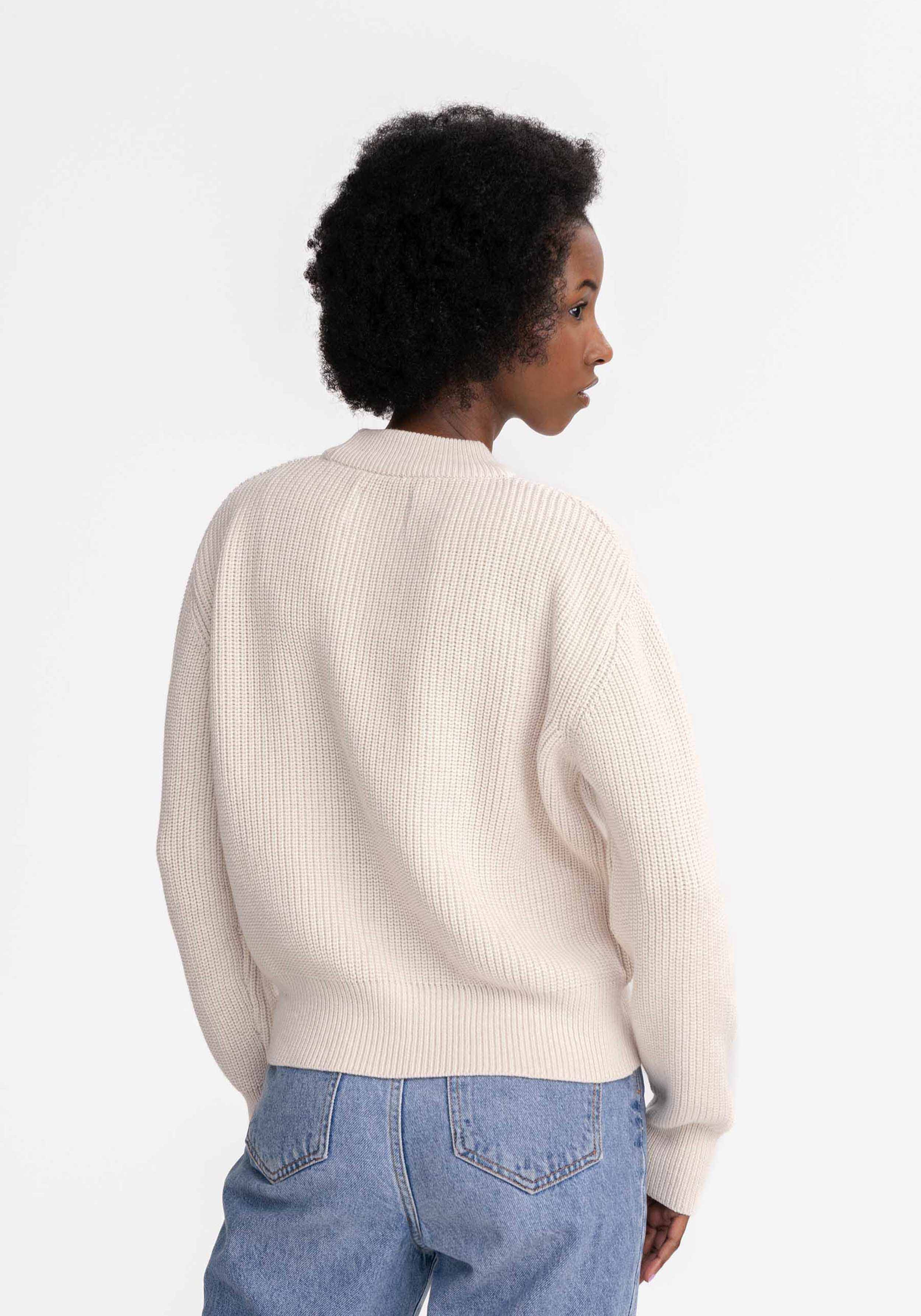 Mela Strickpullover Manika Cream Melange