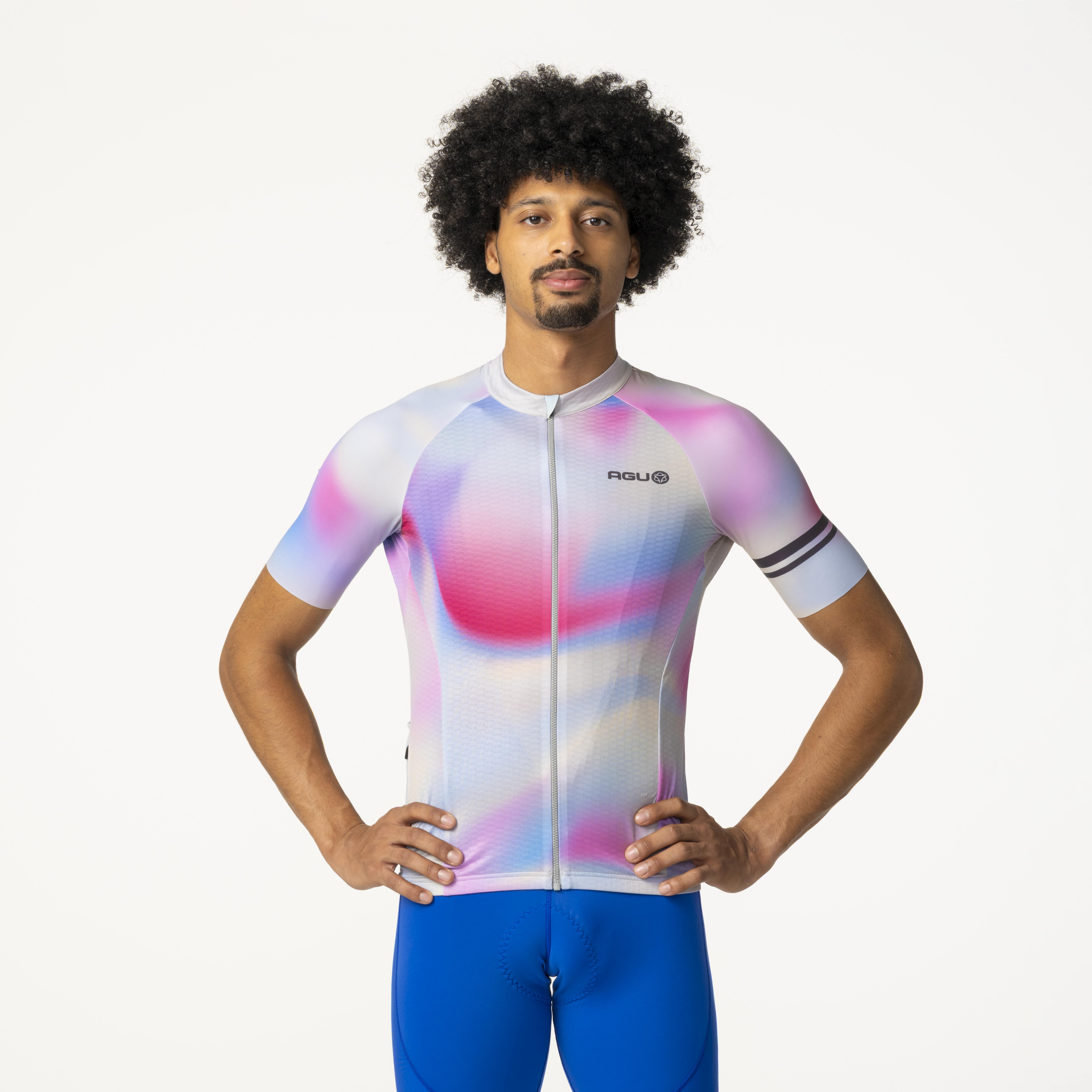 AGU Performance Gradient Swirl heren fietsshirt - Multi