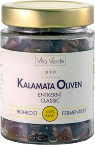 Vita Verde Kalamata Oliven entkernt classic, 180 g