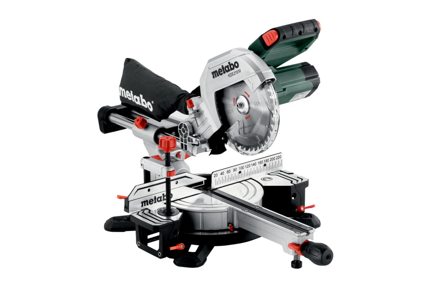 Metabo KGS 216 M Afkortzaag - 1500W - 216 x 30mm - Quick hendel