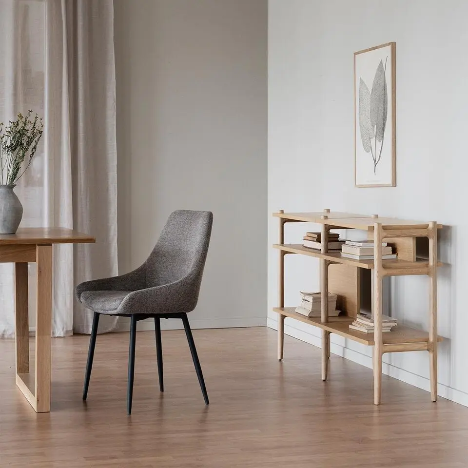 Rowico Home Holton Hoge Houten Wandkast - B 140 cm - Naturel