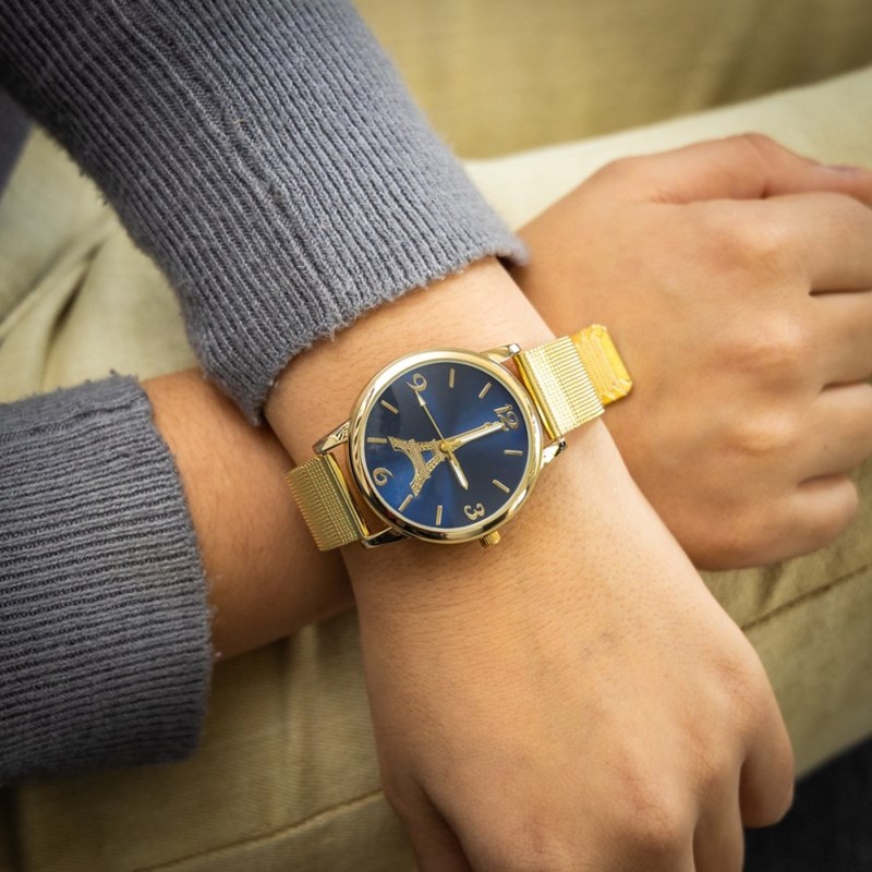 Montre Femme CHTIME bracelet Acier Doré