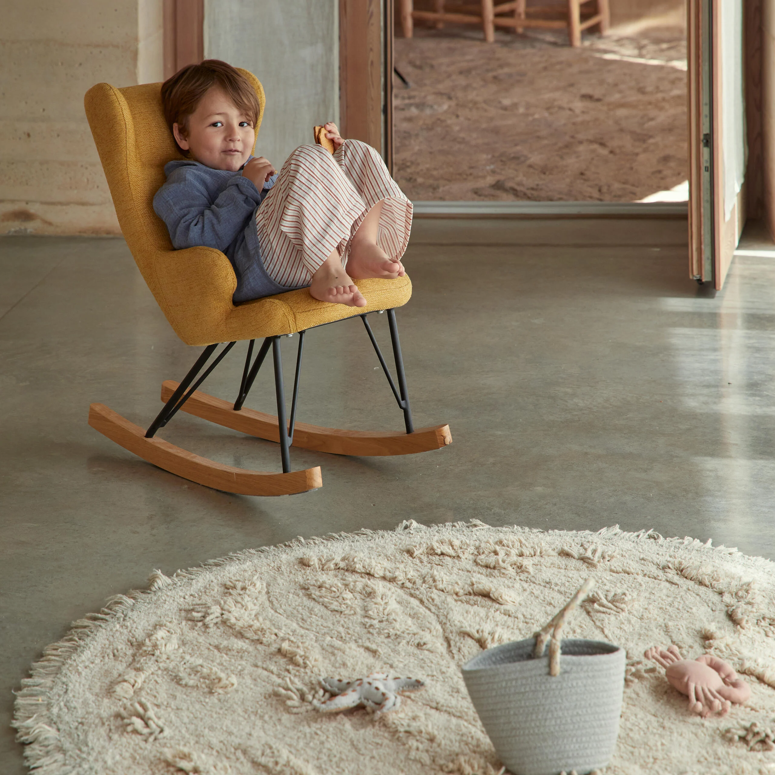 ÎLE - Tapis de jeu lavable | Multicolore