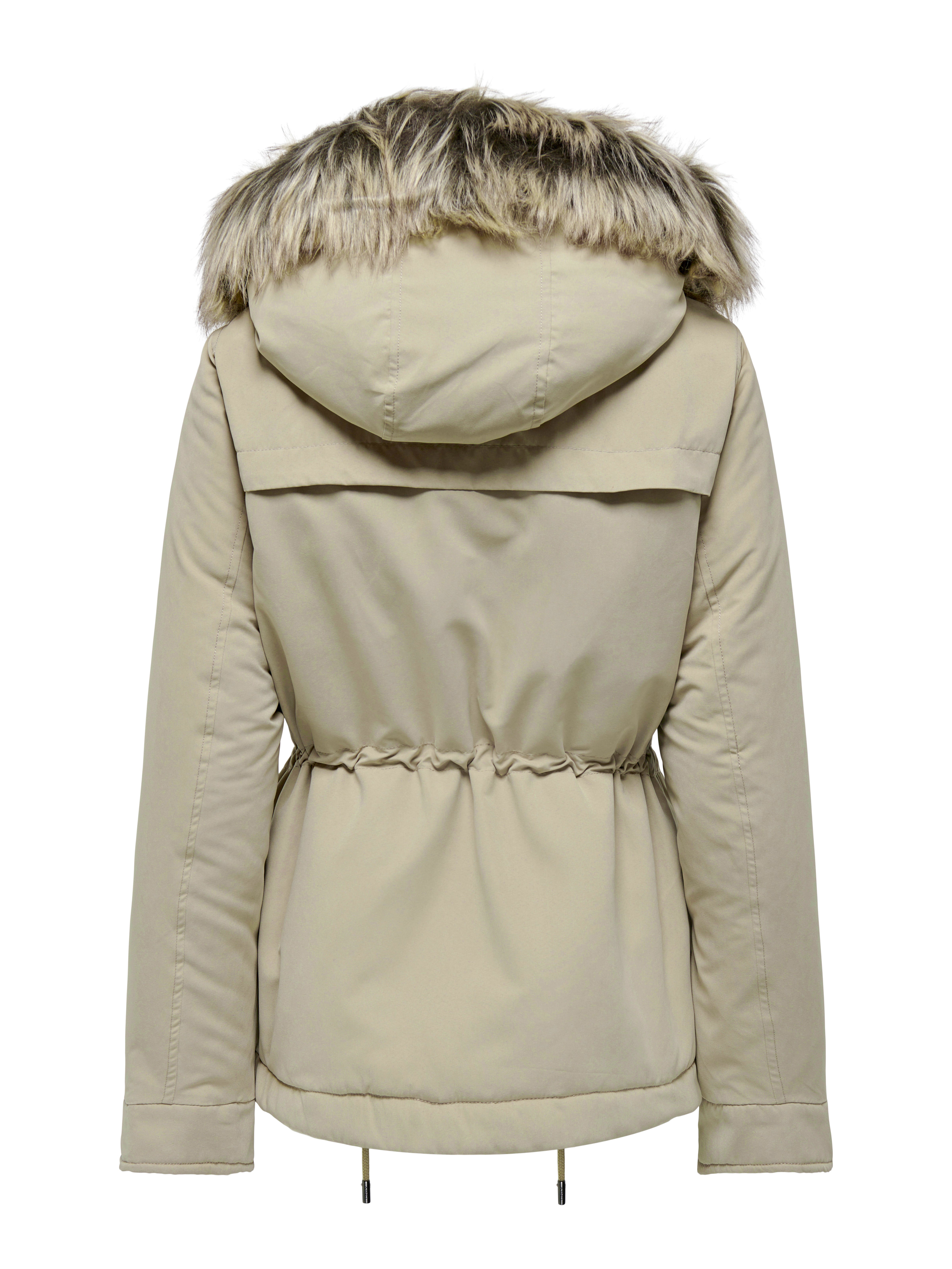 ONLLINNEA Langer Parka Weathered Teak