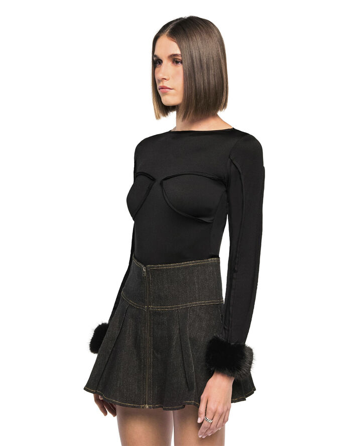 OW Collection Ciara Blouse Black