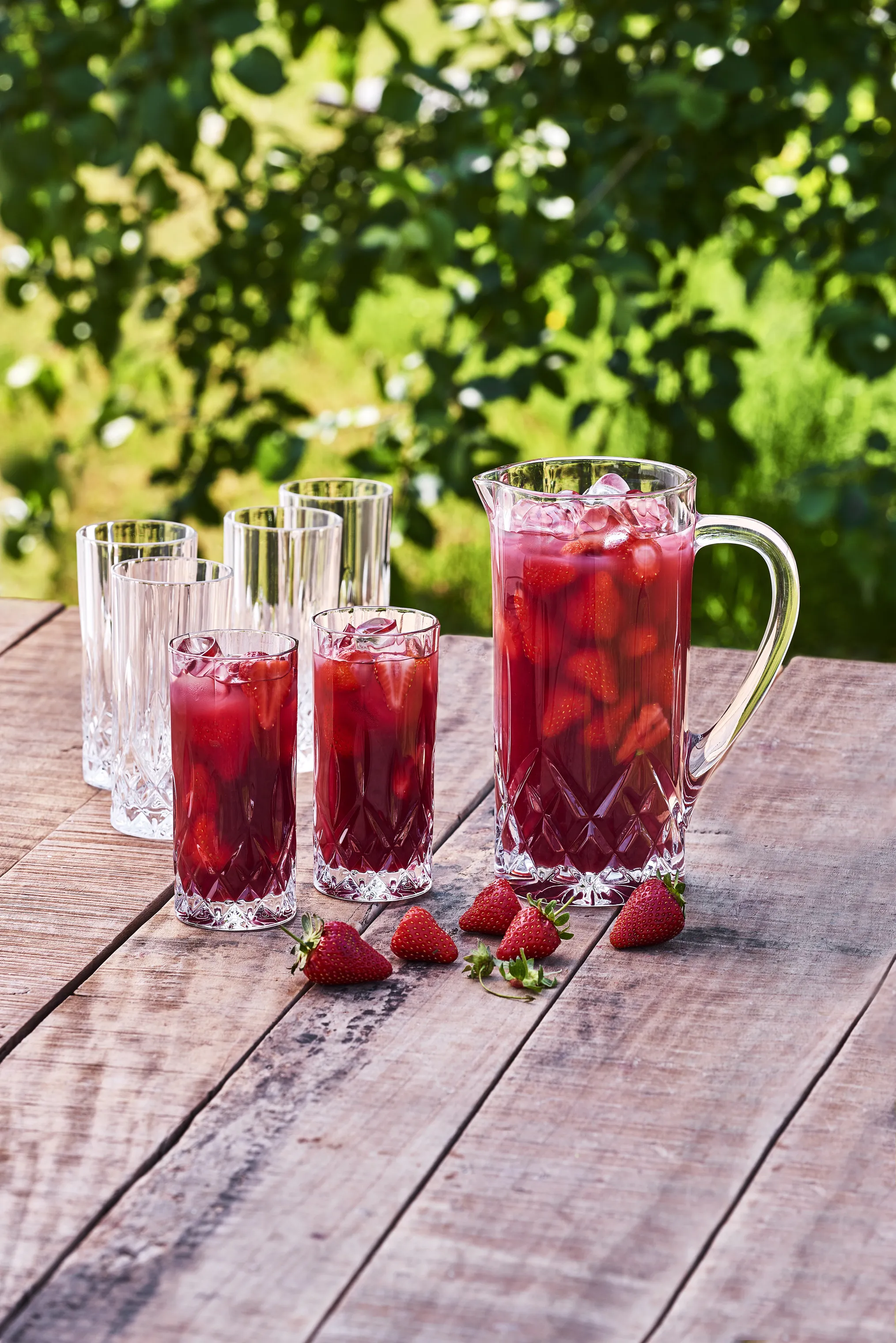 Lyngby Glas Kandesæt - 7 dele