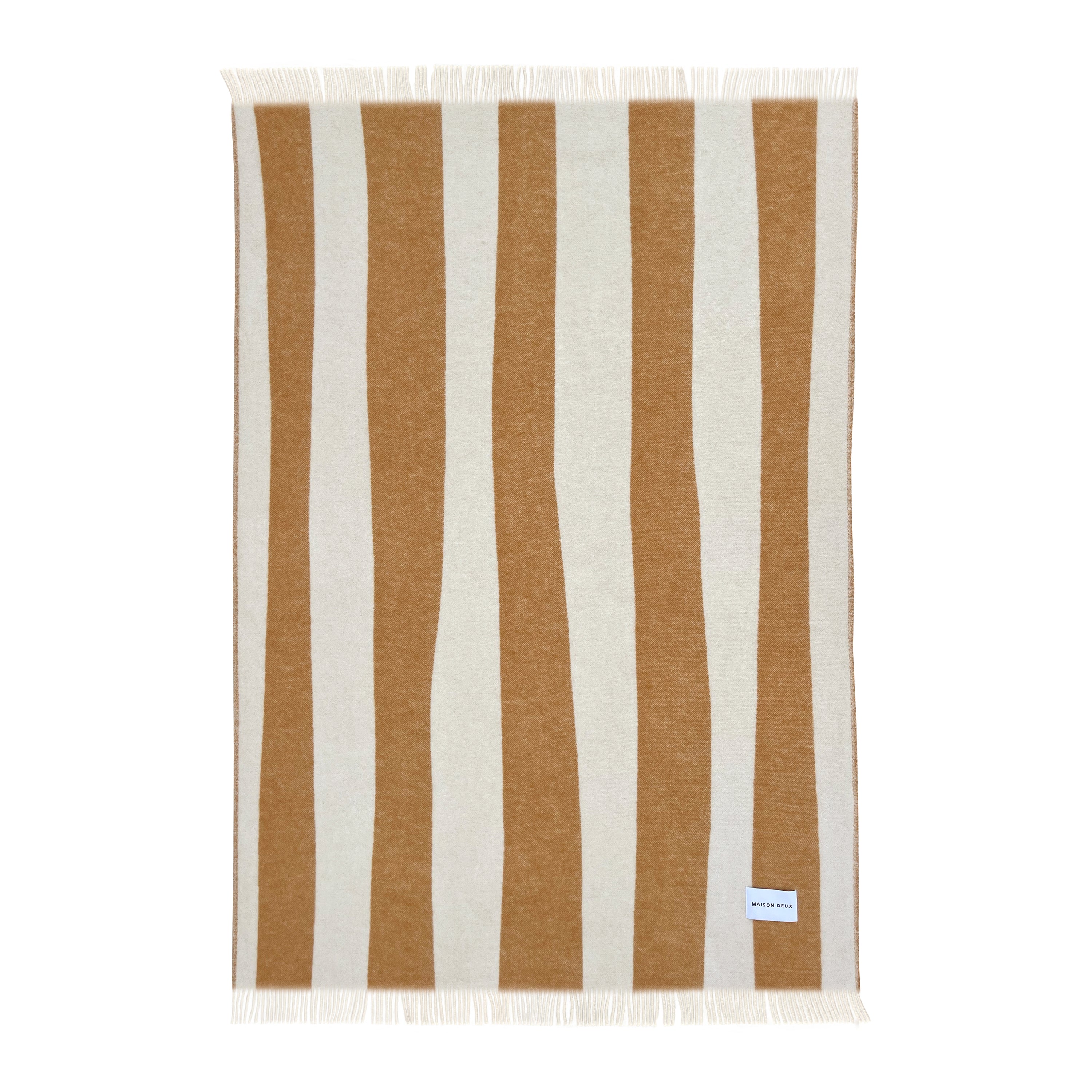 Maison Deux Rough Stripe Plaid - Terra