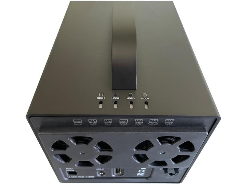 LC-Power Externes Gehäuse LC-35U3-RAID-4-HDMI 3.5