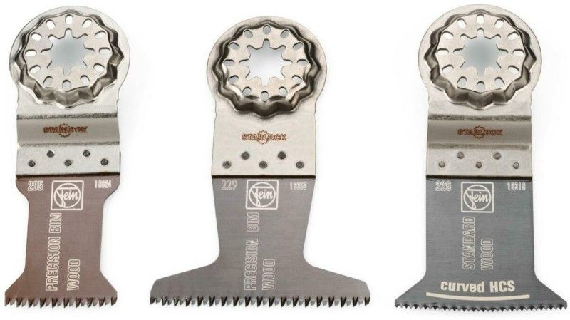 FEIN Combo 3-delige E-Cut Starlock multitool zaagbladenset - hout - 35222967080