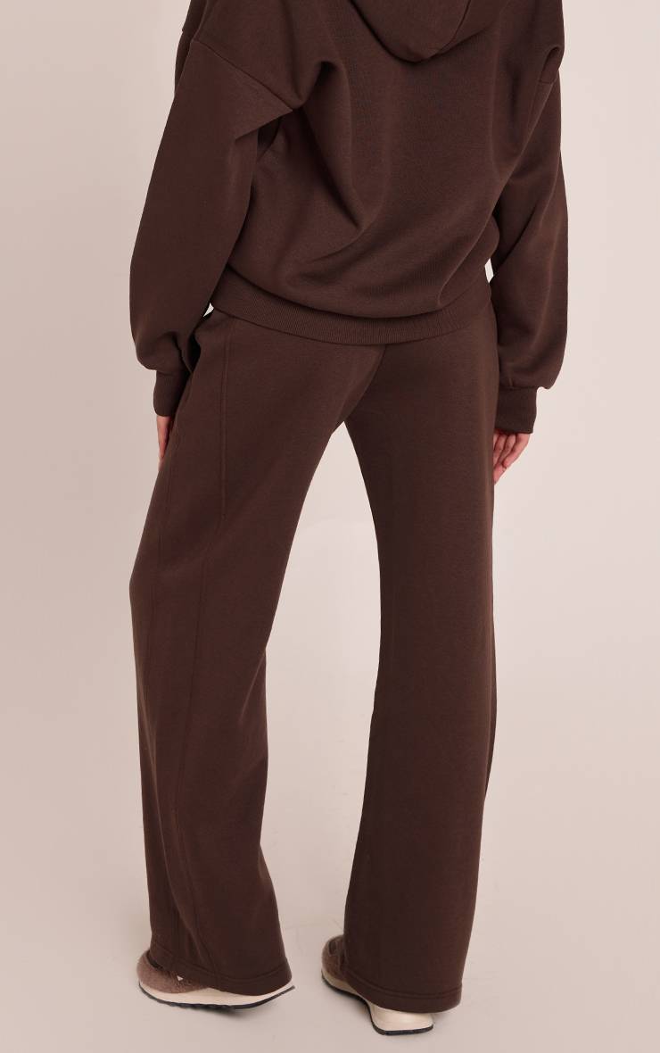Chocolat Jogging Taille Basse Coupe Droite
