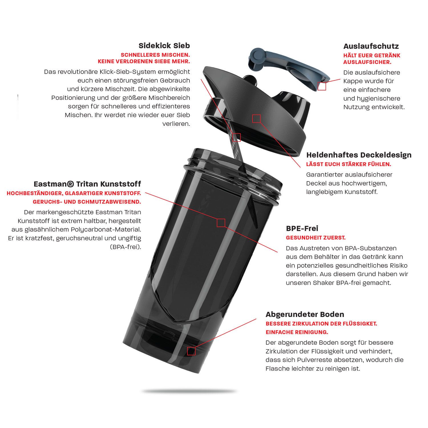 Shieldmixer DEFENDER, 600 ml