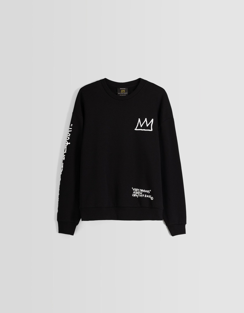 Moletom com estampa de Jean-Michel Basquiat