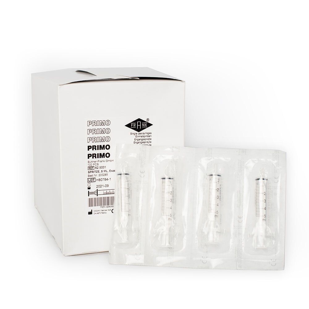 Primo® Einwegspritze 5ml exzentrisch