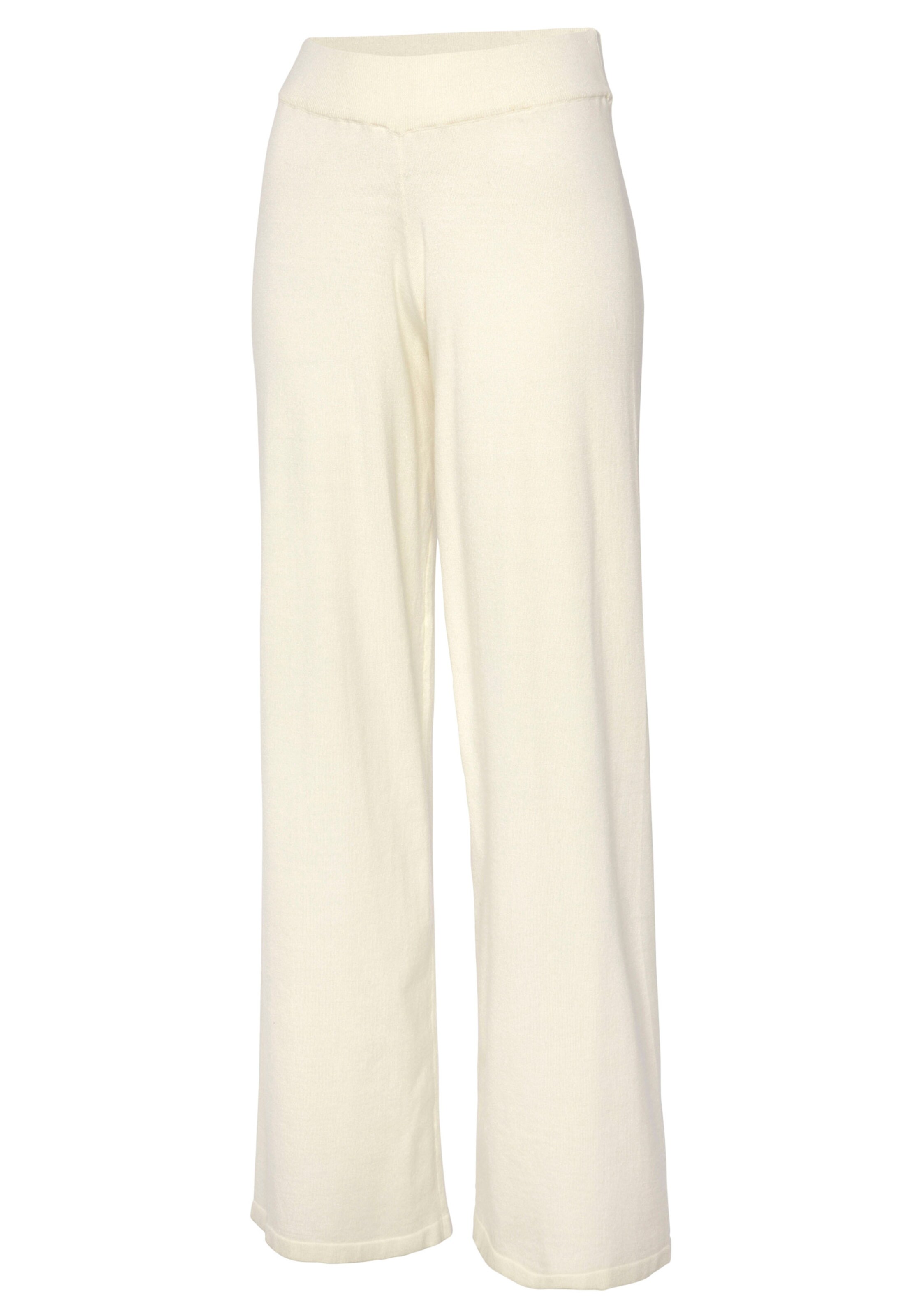 LASCANA Strickhose in cream