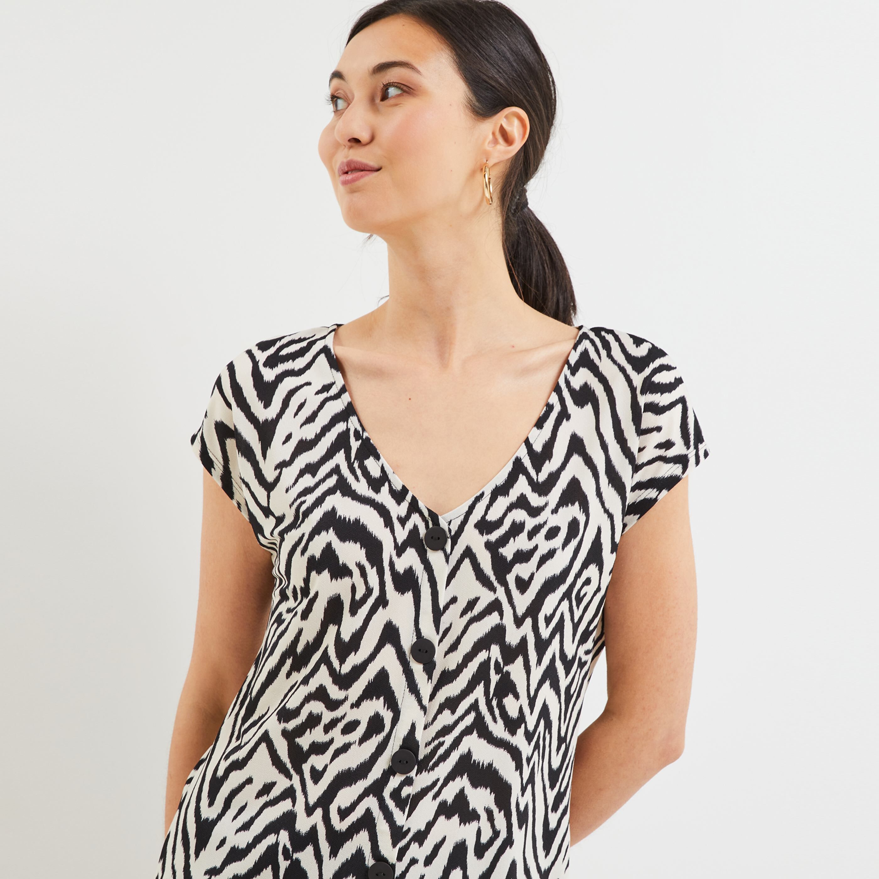 Tshirt motifs femme - ECRU