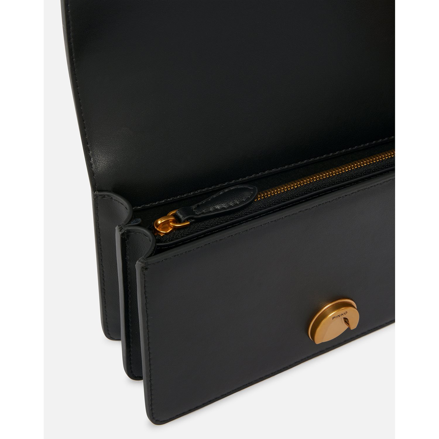 Pinko Love One Mini Dc Vitello Seta black