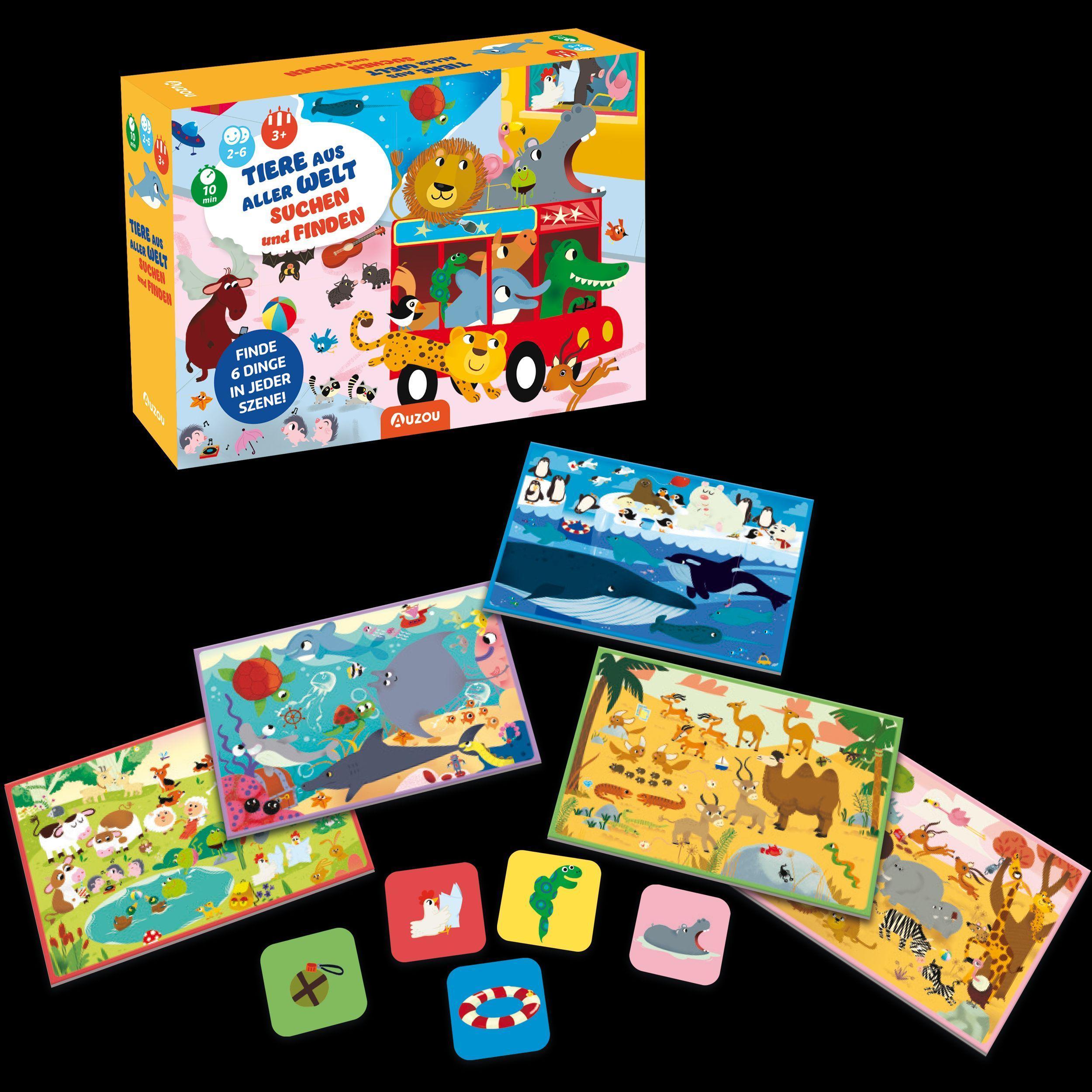 Tiere aus aller Welt suchen und finden (Spiel)