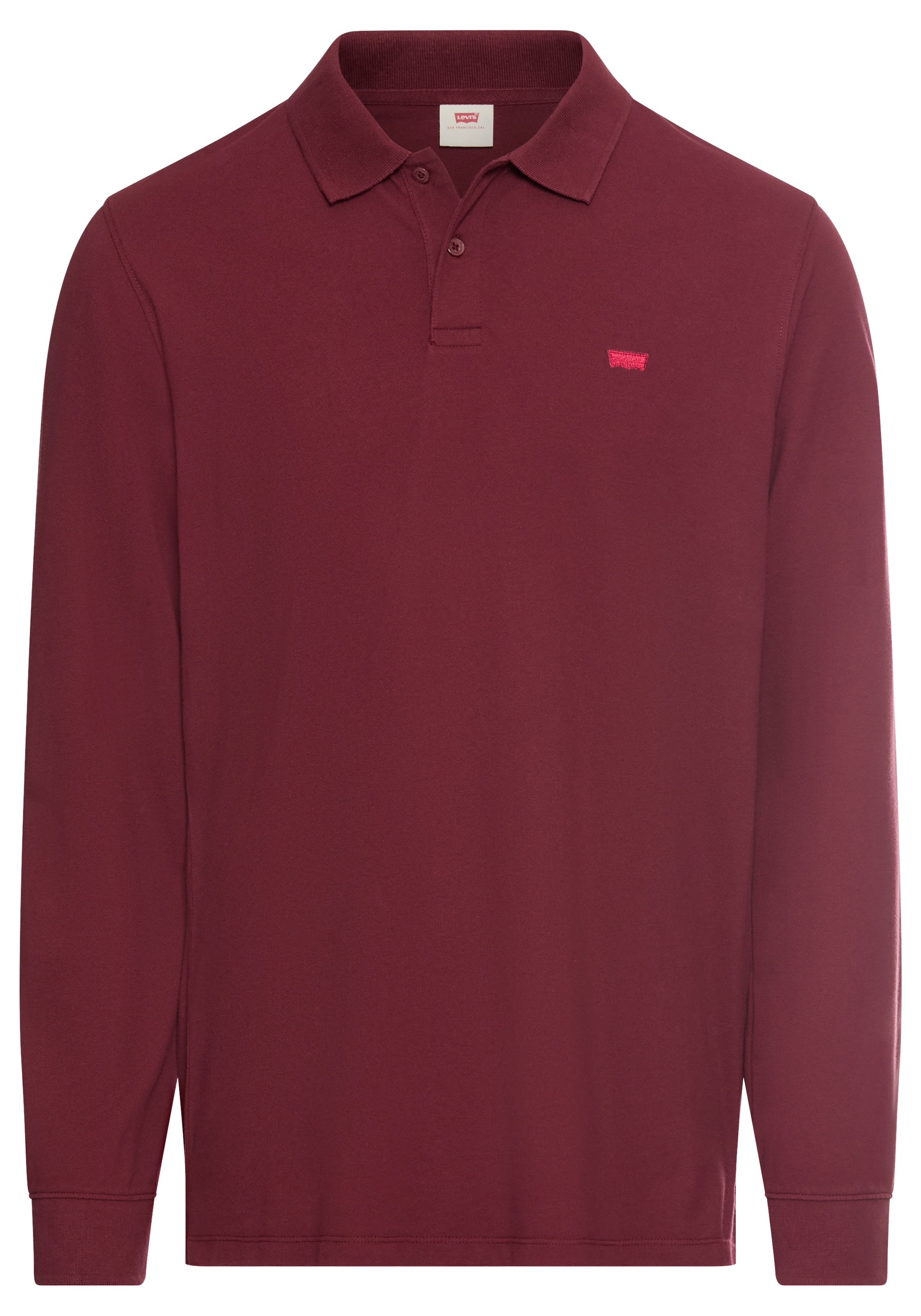 Levi's® Langarm-Poloshirt , mit Logo Stickerei