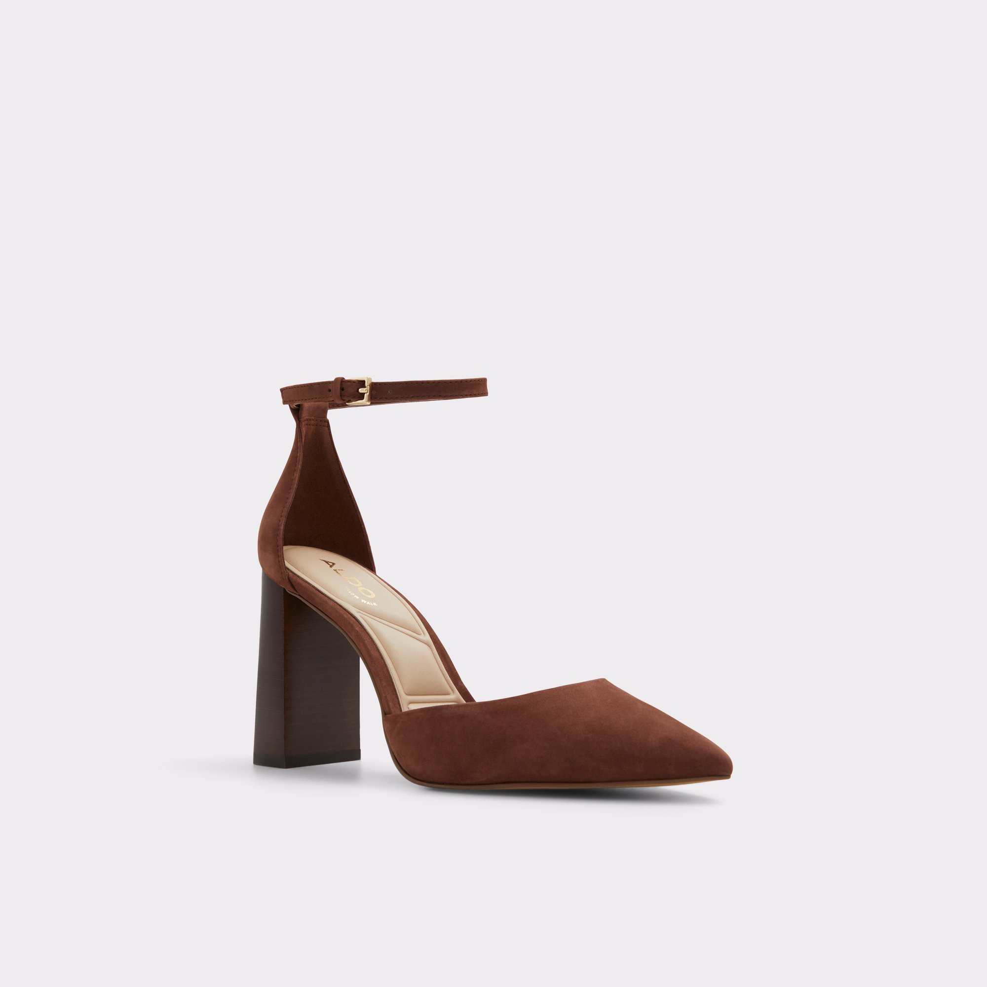 Millgate Dark Brown Women Block Heels