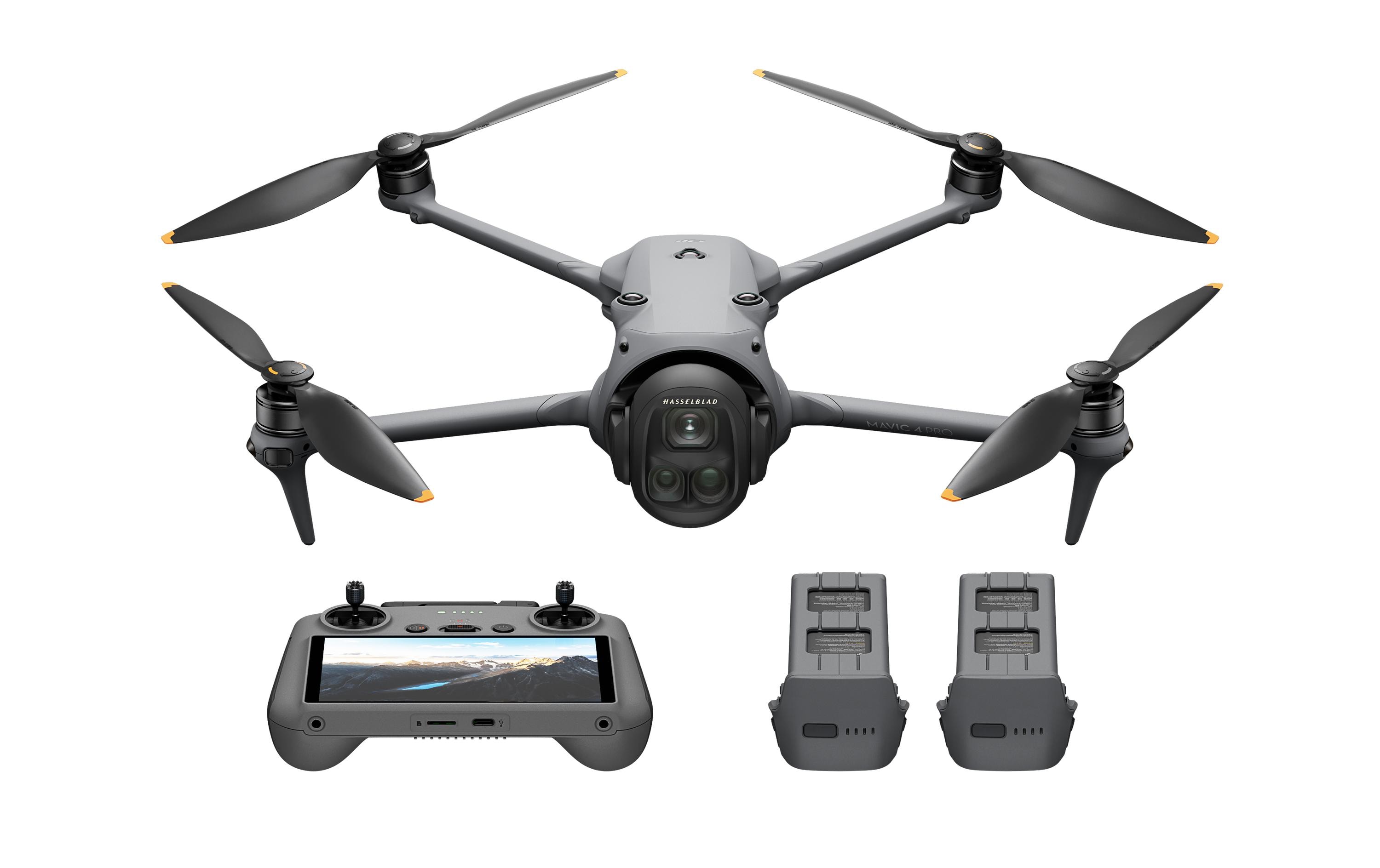 Multikopter Mavic 4 Pro Fly More Combo (C2 | CE)<br>Drohne für professionelle Luftaufnahmen mit 3 Kameras