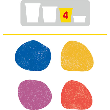 Play-Doh glimmer modellervoks 4 stk.
