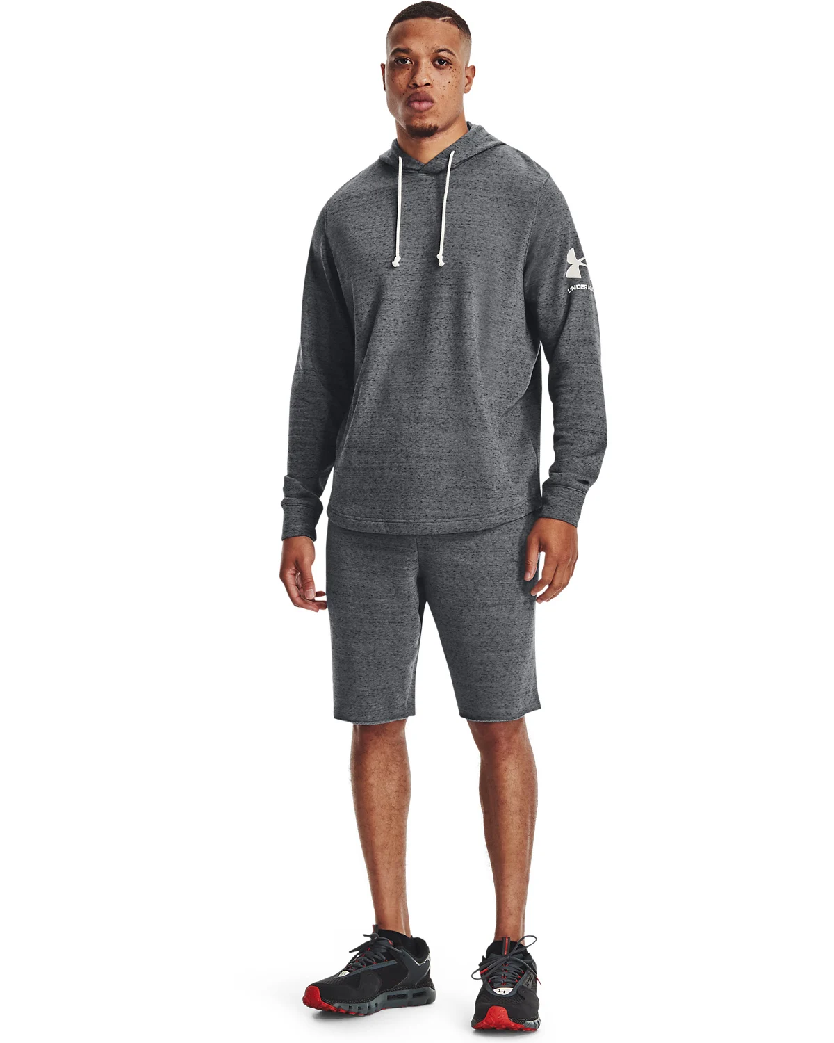 UA Rival Terry Short Pitch Gray