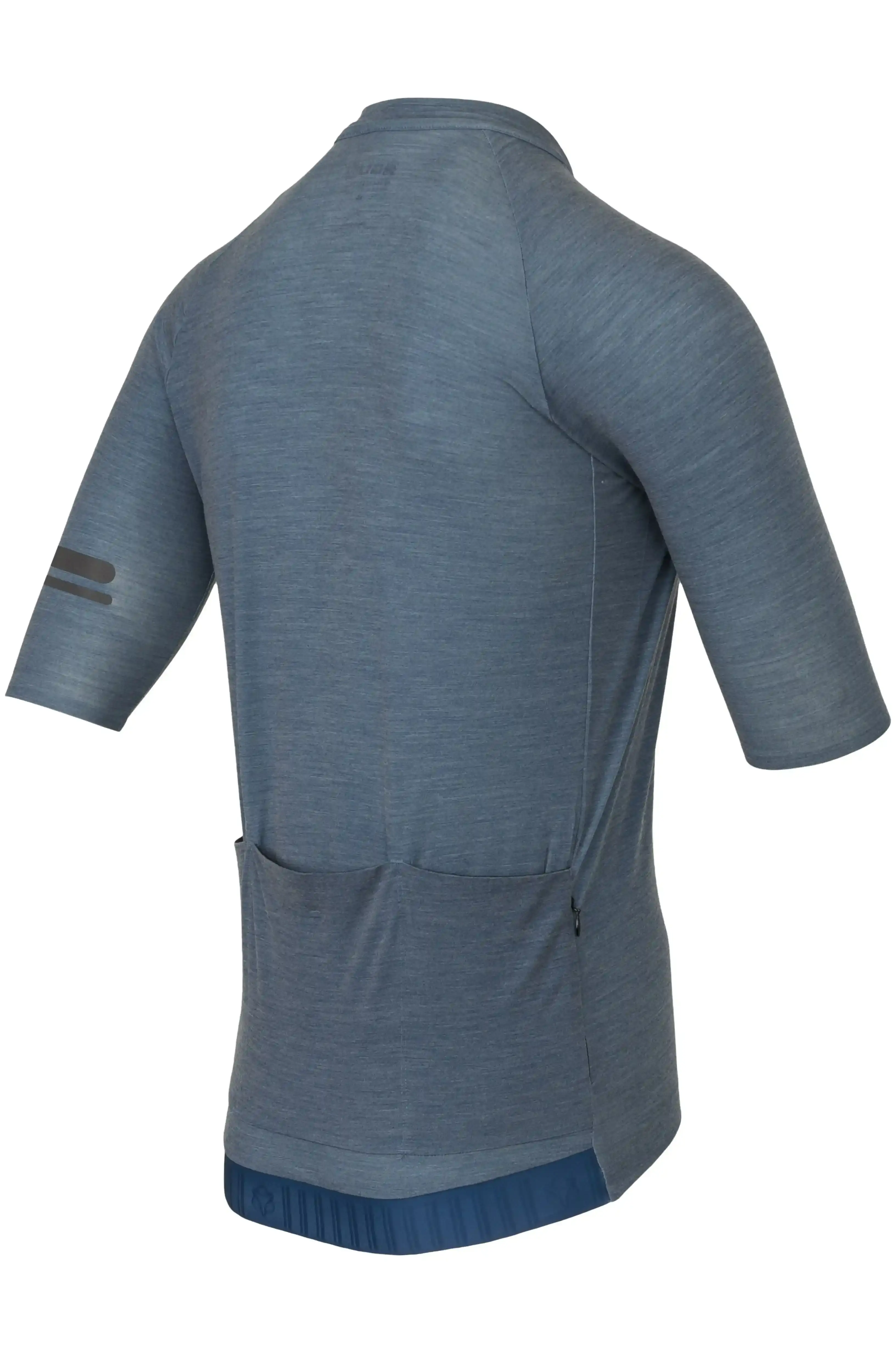 AGU Merino Performance Fietsshirt Korte Mouwen Blauw Heren