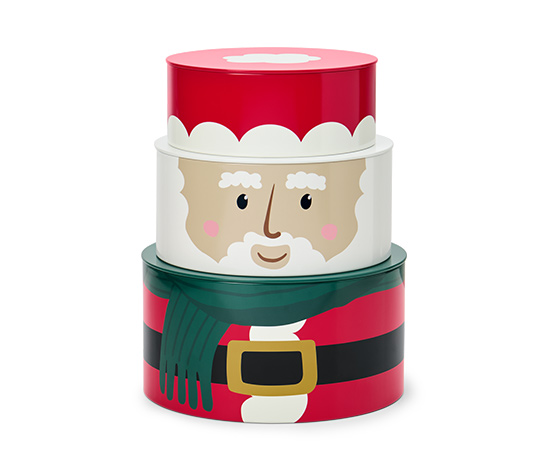 3 Keksdosen mit Weihnachtsmotiv