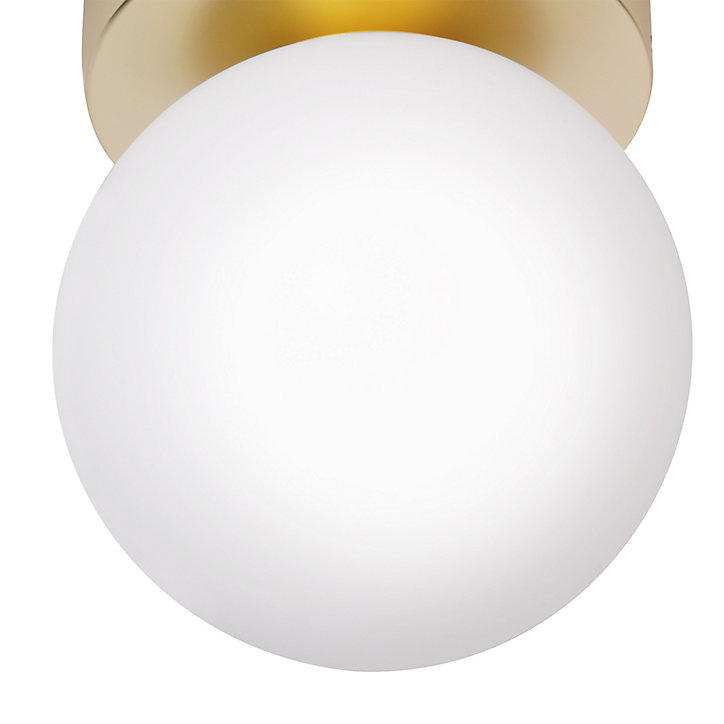 Plafonnier de salle de bain Dorres E14 40W IP44 Ø16cm GoodHome or