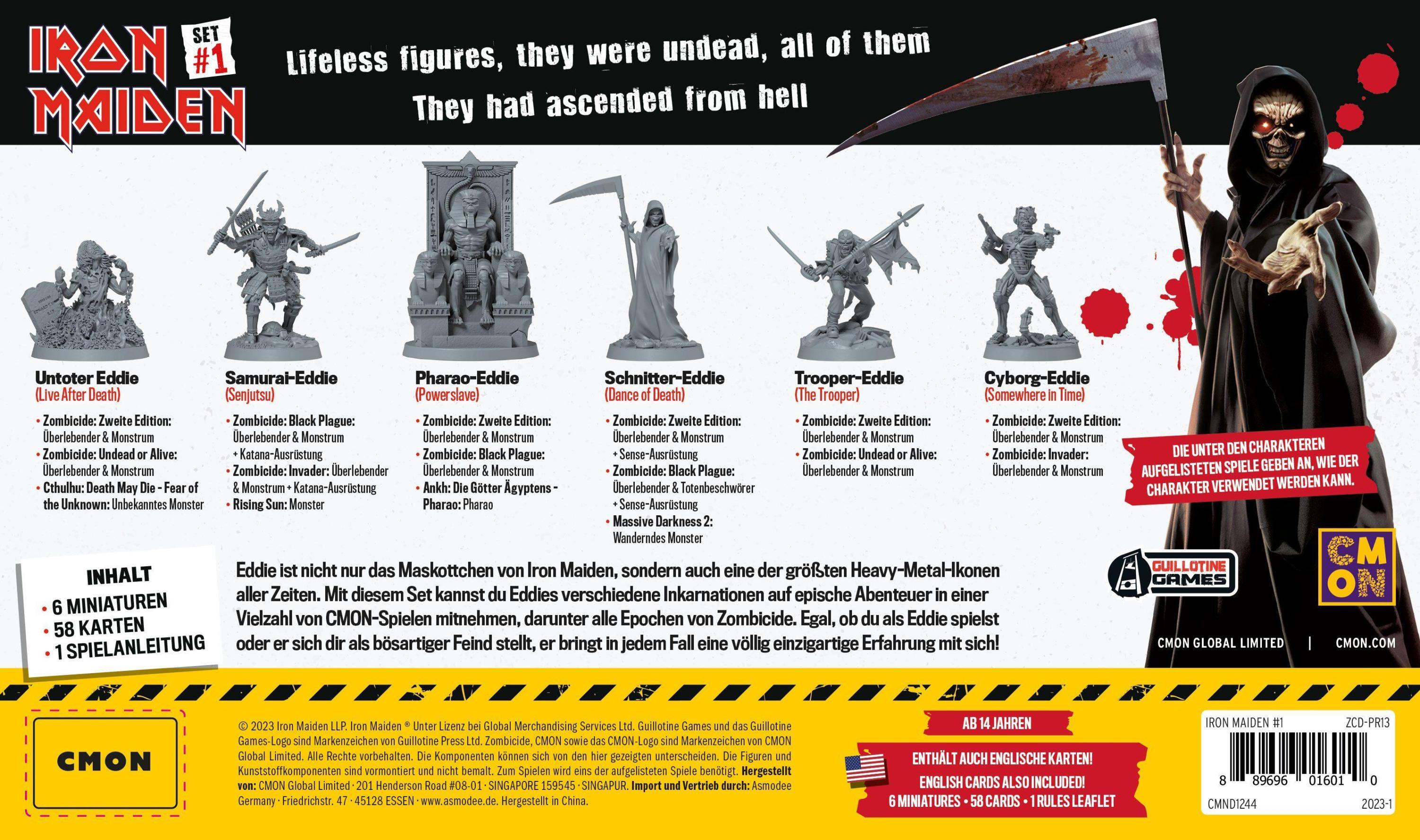 Zombicide: Iron Maiden Charackter Pack 1