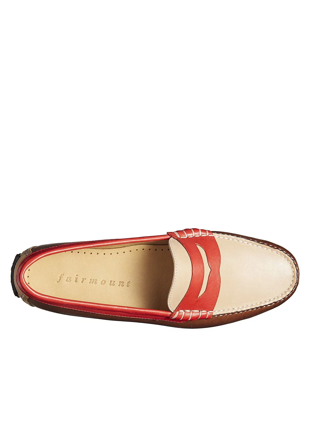 CAR MOC TRI CUIR RUBY TAN MARRON
