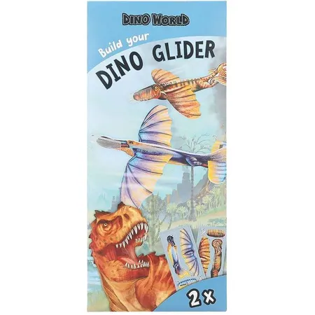 Depesche Dino World Build Your Dino Glider, 1 Stück, 6-fach sortiert
