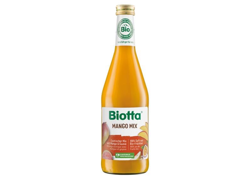 Biotta Säfte Mango Mix Bio 0.5 l Fruchtsaft aus erntefrischen Bio-Mangos und Guave