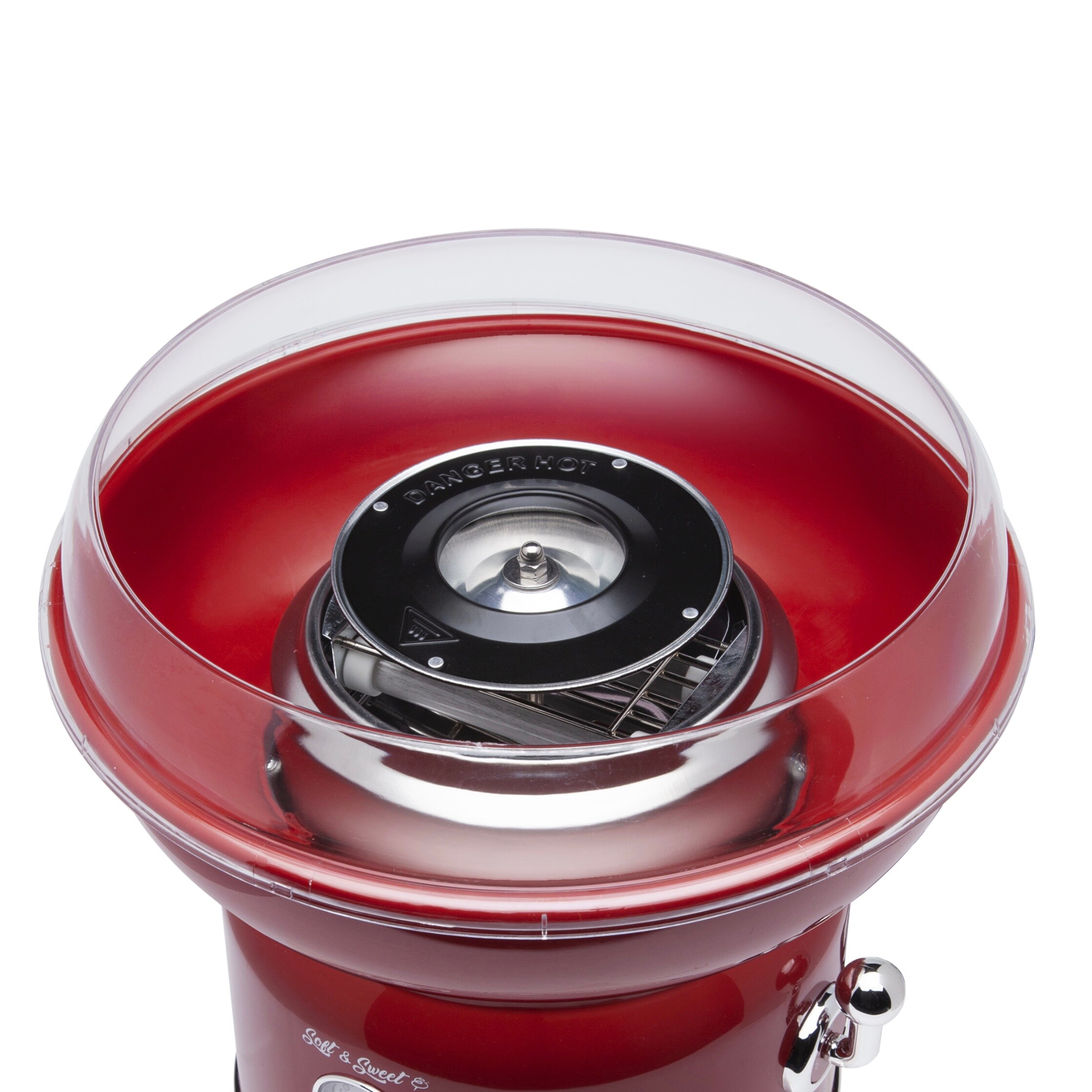 SOGO Zuckerwatte-Maschine Retro-Rot CC-SS-11975