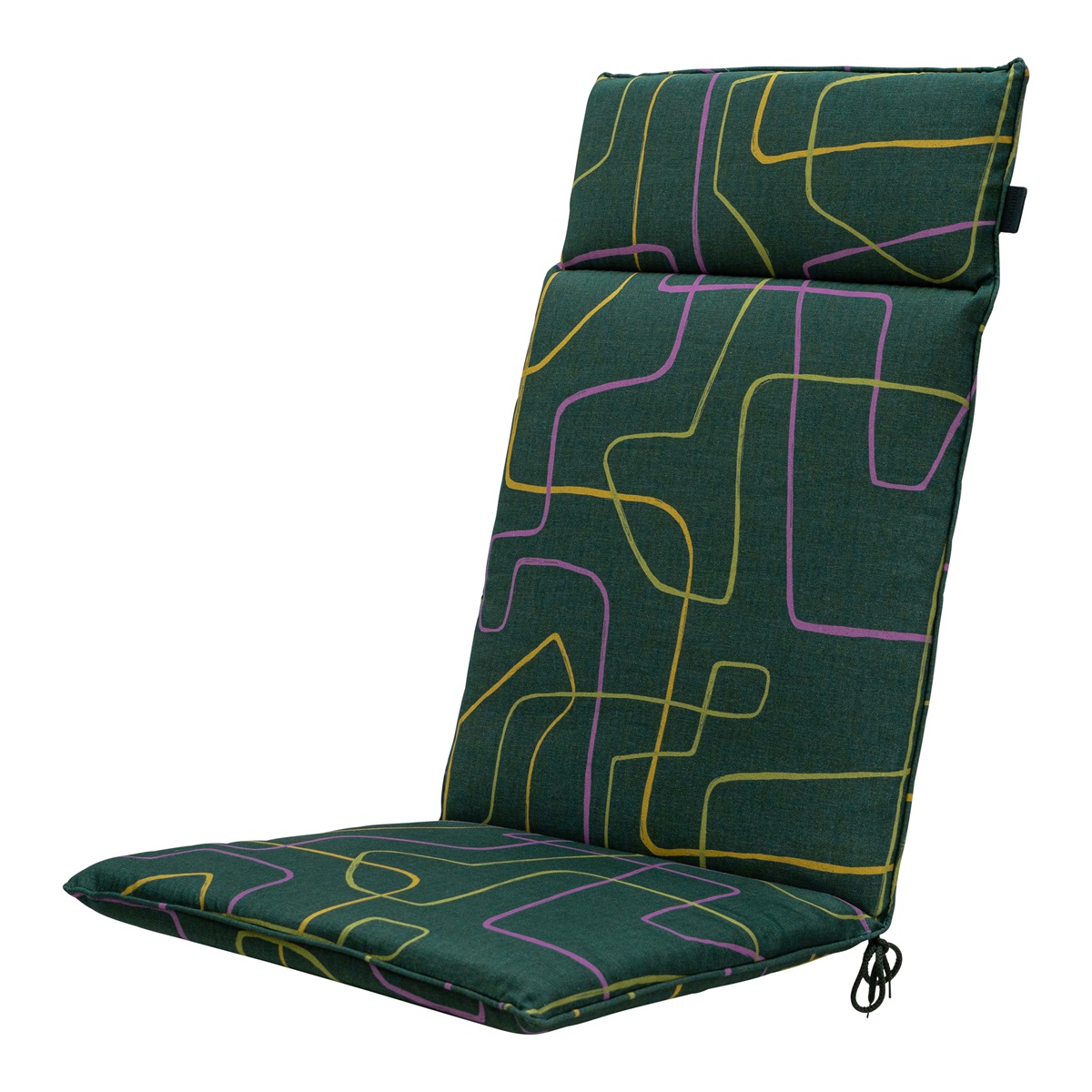 Madison Joah green Tuinstoelkussen - Set van 4